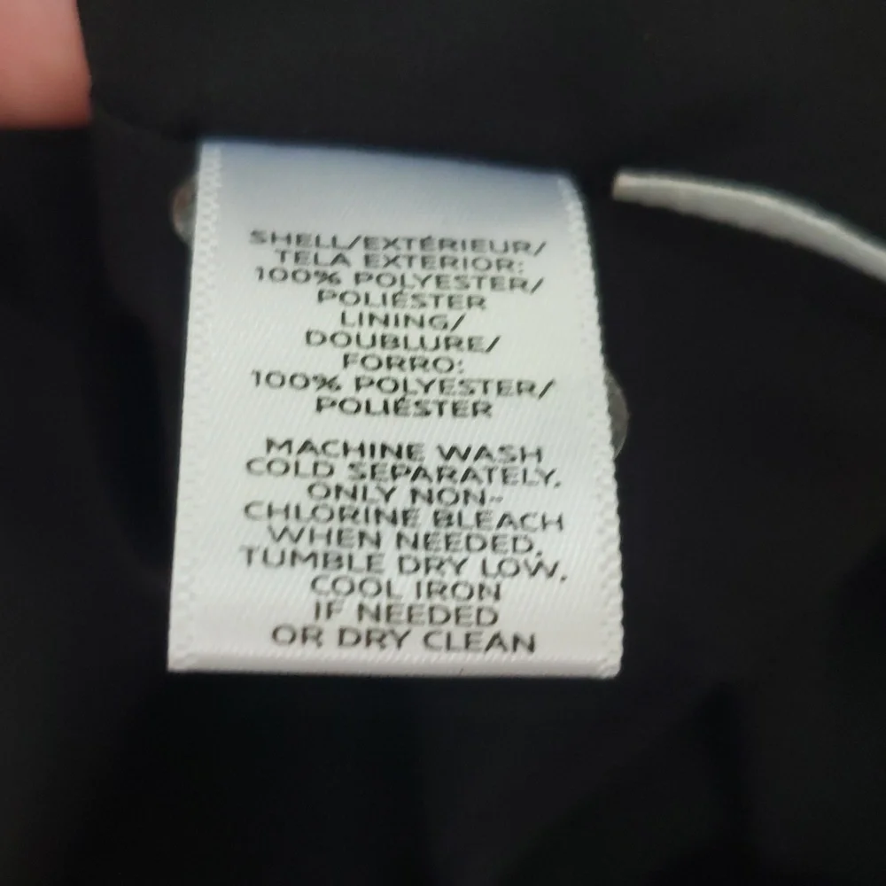 LOFT Black Sleeveless Above-the-Knee Dress - SZ L  - Missing Belt - Picture 7 of 8